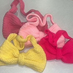 Crochet Bow Bag 🎀
